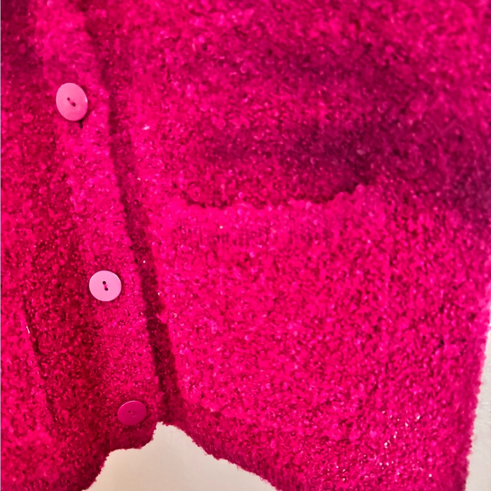 Marisa Christina Vibrant  Teddy Sweater Jacket - Picture 4 of 5
